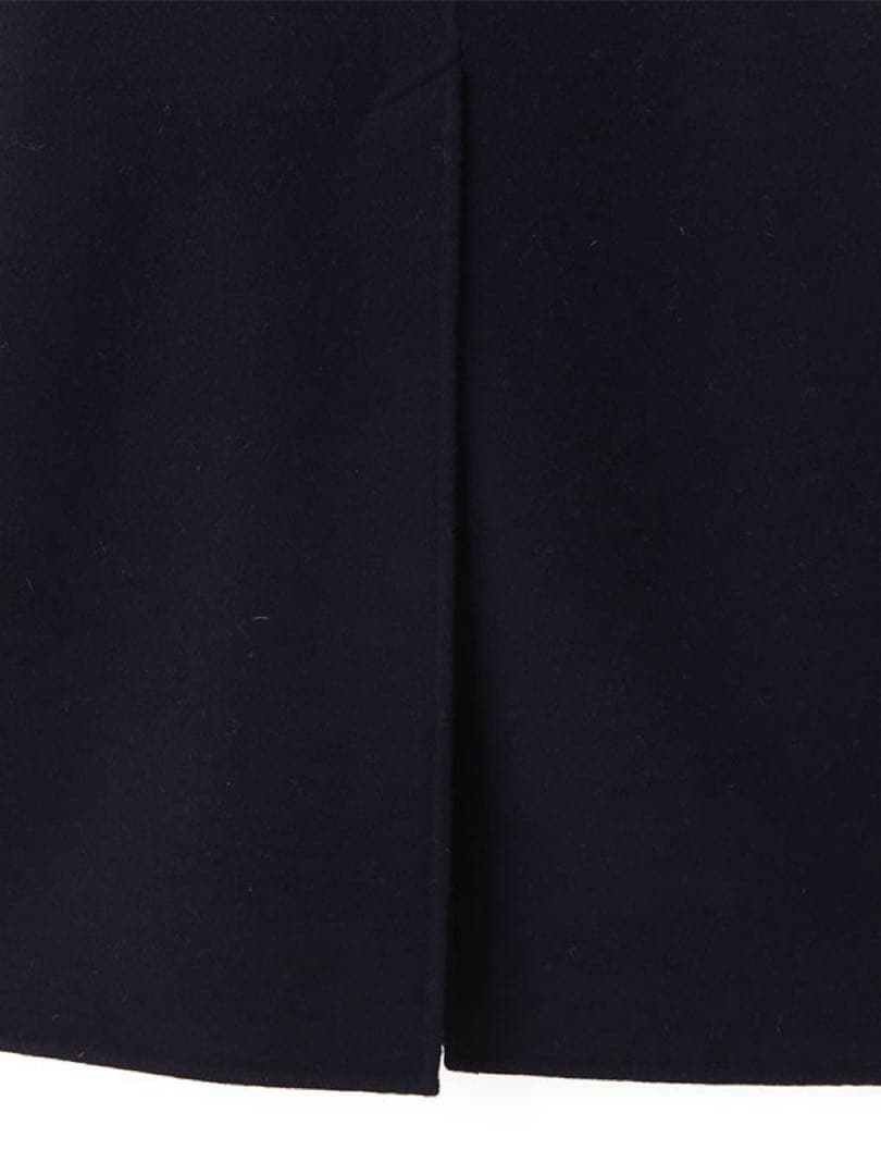 新品未使用品ETRE TOKYO メルトンロングリバーコート　ネイビー　Sサイズ