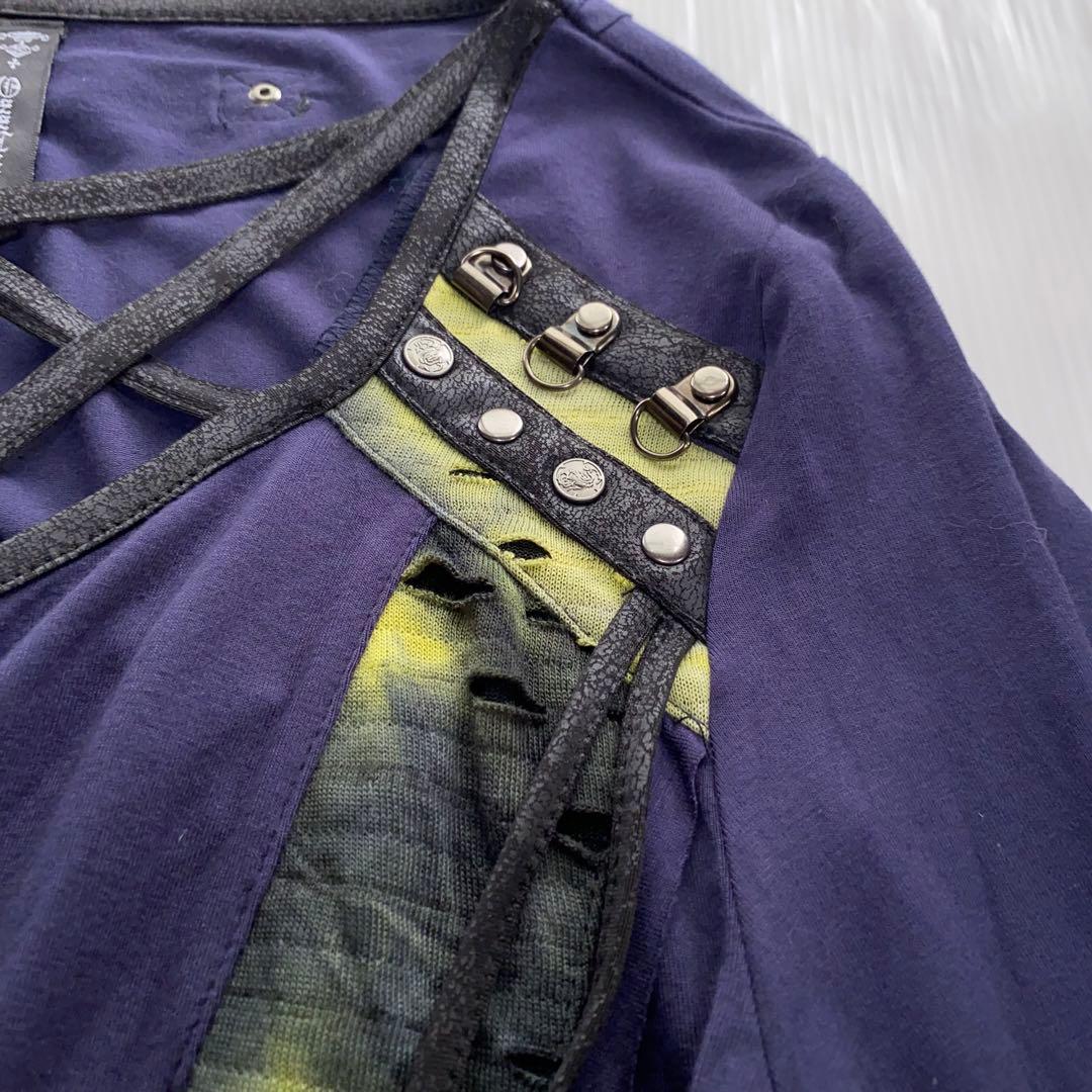 Ozz Croce archive dragon 龍 変形 ジャージーカットソー