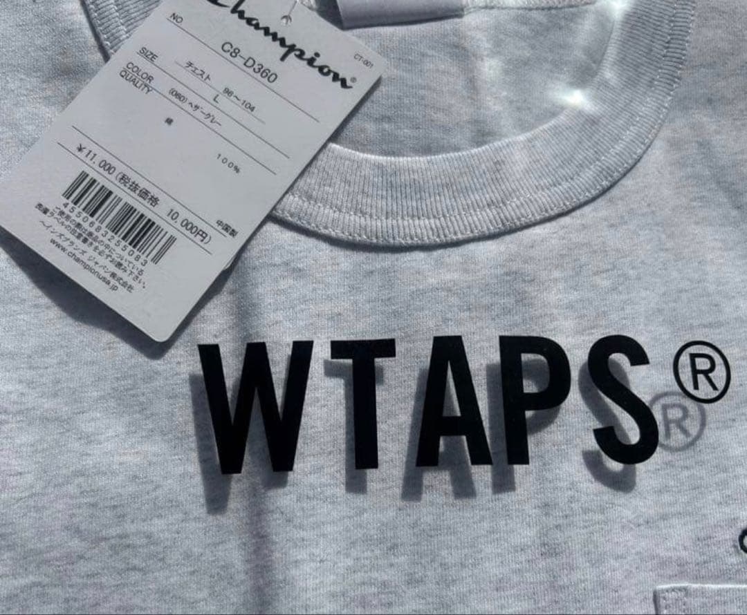 WTAPS x Champion Academy / SS グレー L