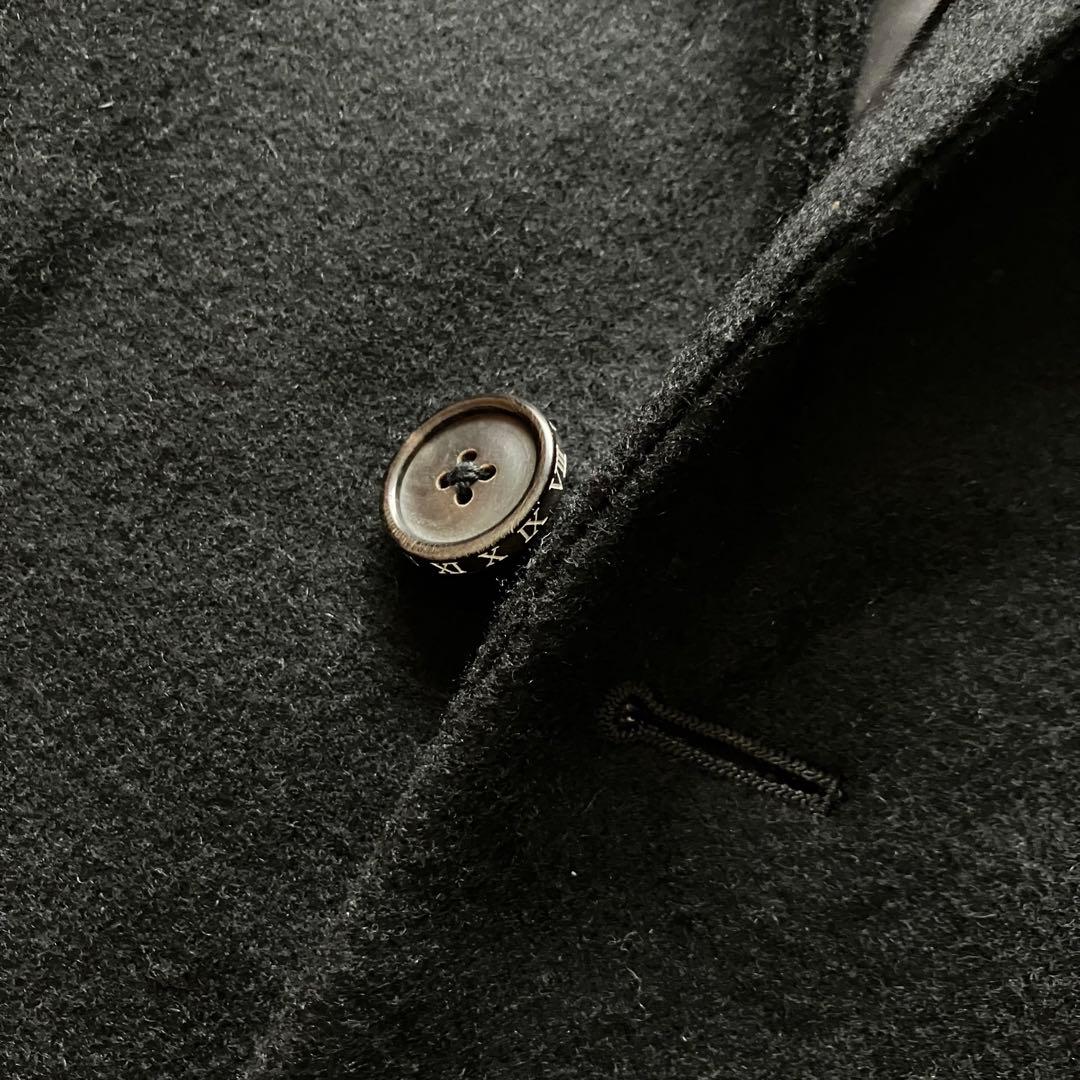 SHAREEF シャリーフ ロングチェスターコート ブラック サイズ1