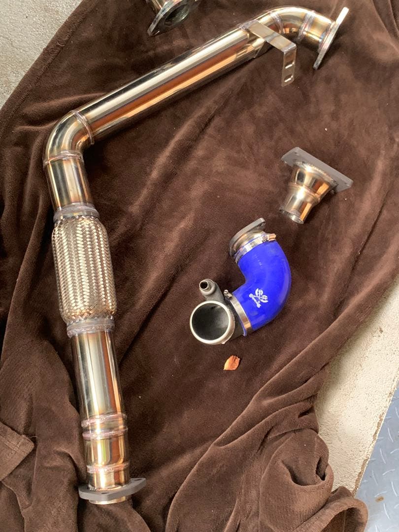 ランクル80特注フロントパイプ70ミリhdj 81v ランドクルーザー 80