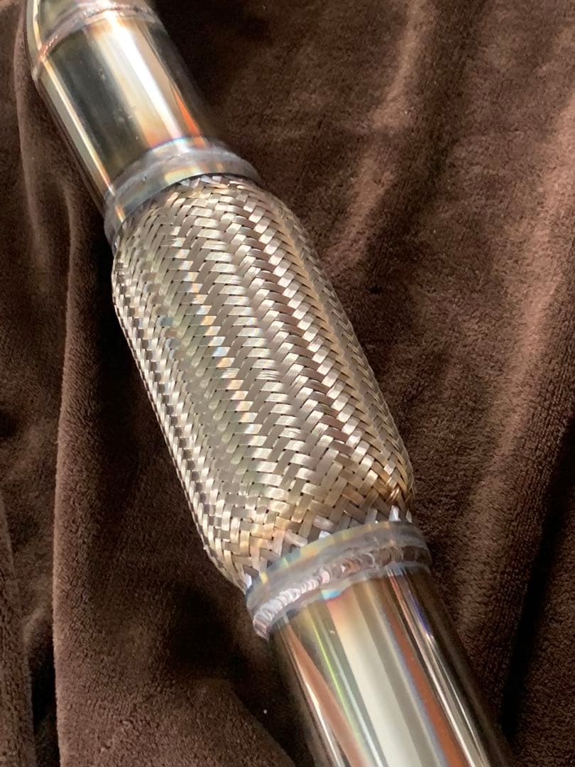 ランクル80特注フロントパイプ70ミリhdj 81v ランドクルーザー 80