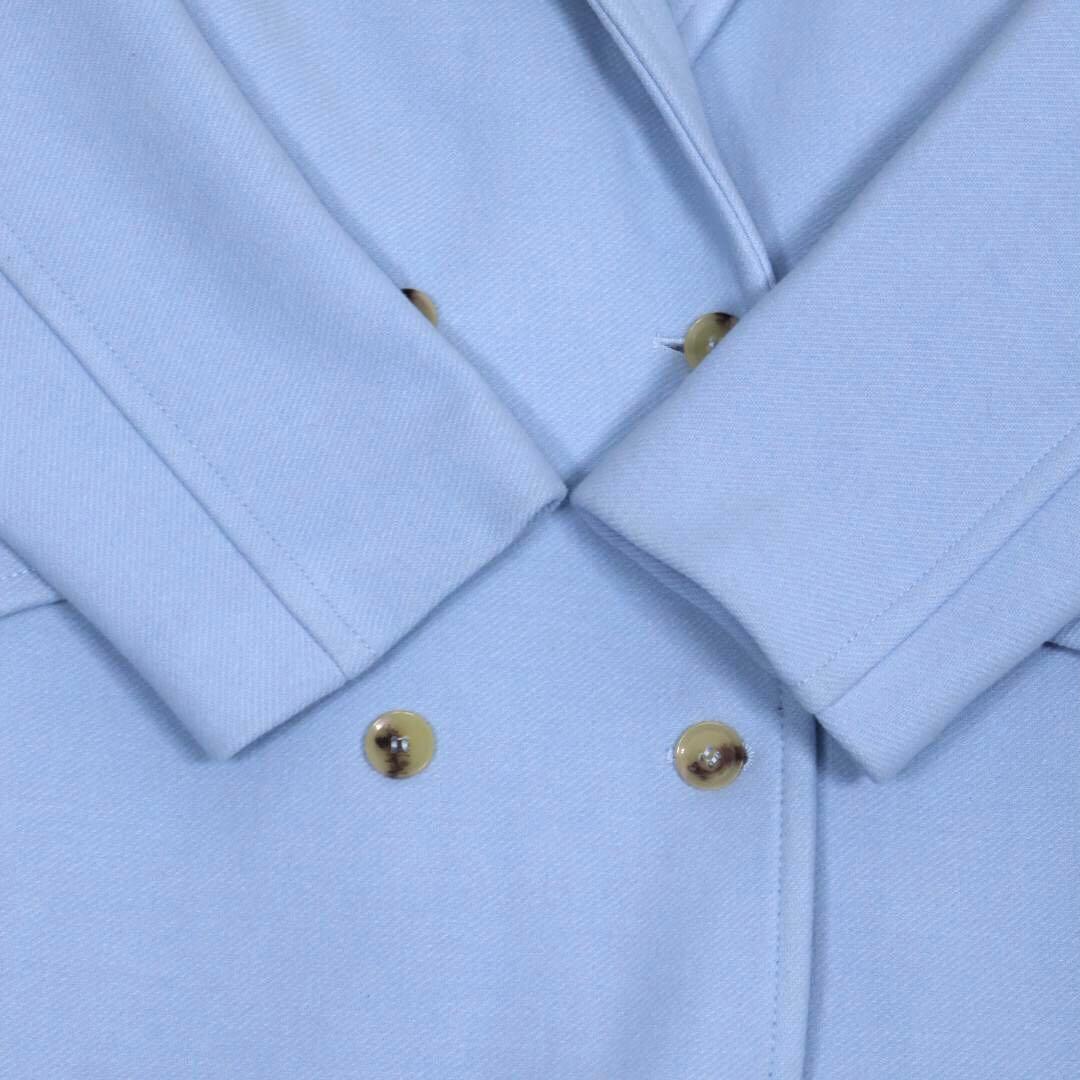 美品 ZARA イタリア生地MANTECO使用ビックシルエットダブルロングコート