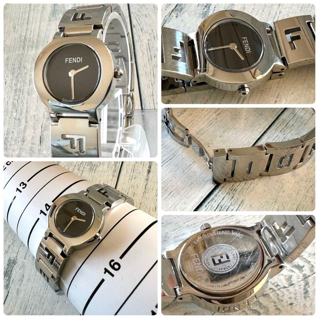 【電池交換済】FENDI フェンディ 腕時計 3050L ブラック
