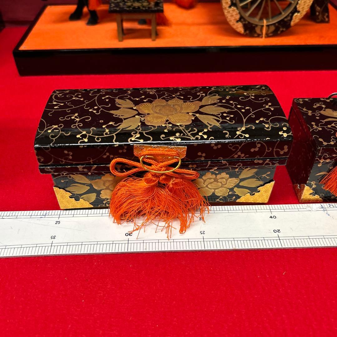 【326】まこちゃん様ひな祭り＊45号９品雛道具木製