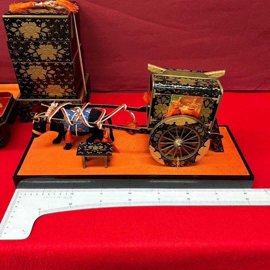 【326】まこちゃん様ひな祭り＊45号９品雛道具木製