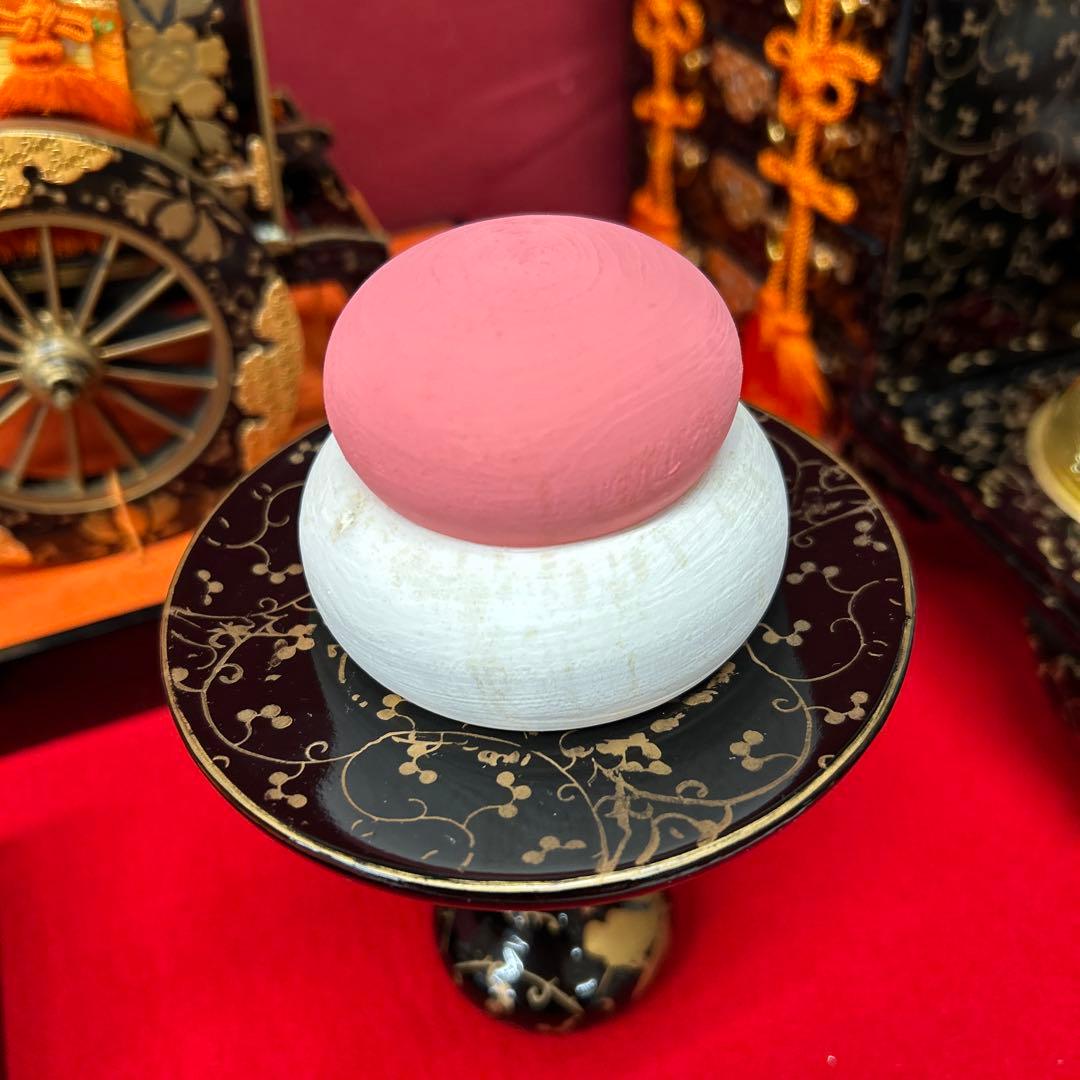 【326】まこちゃん様ひな祭り＊45号９品雛道具木製