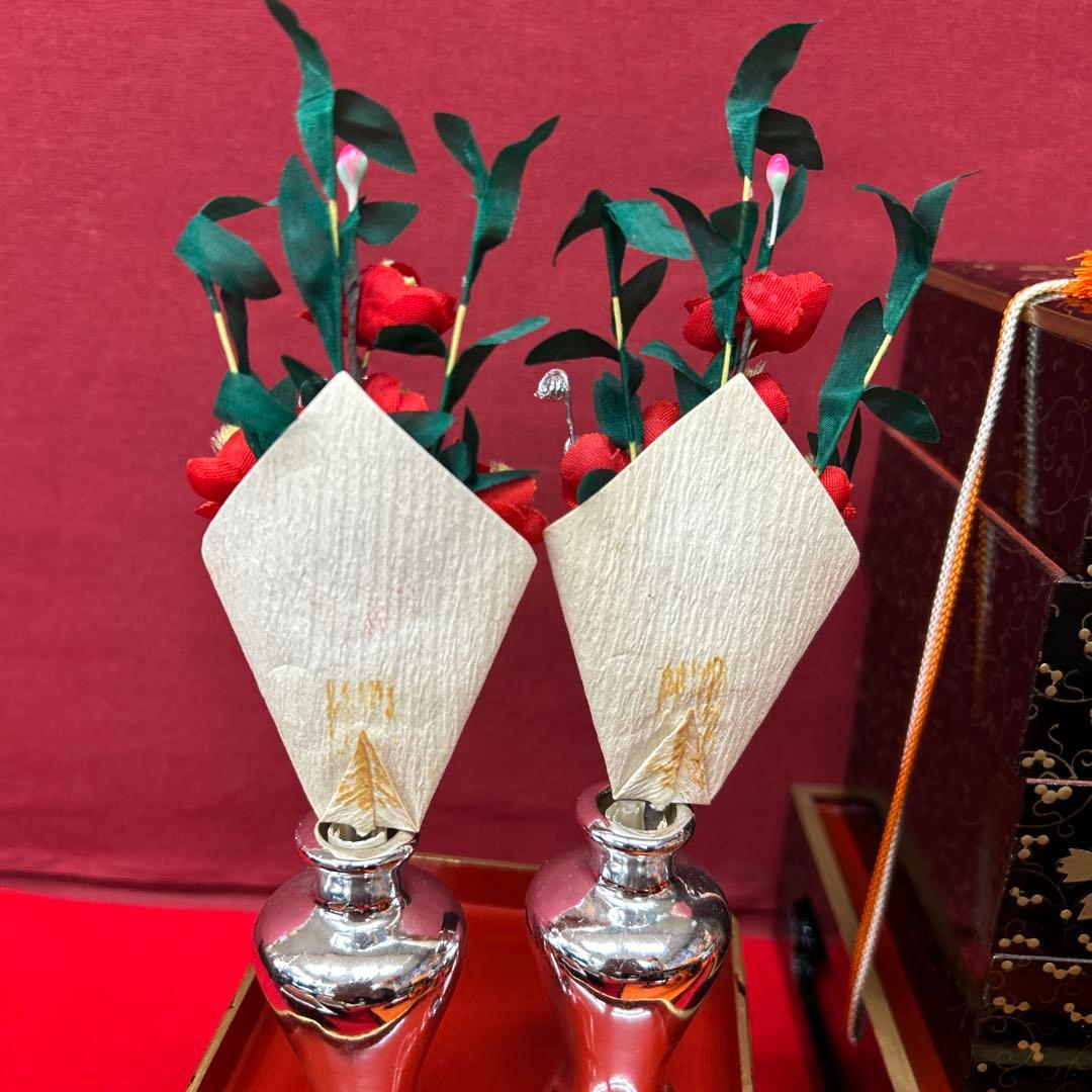 【326】まこちゃん様ひな祭り＊45号９品雛道具木製