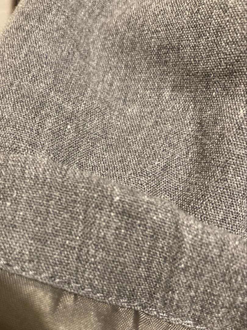 yarmo キルティングラボコート　グレー