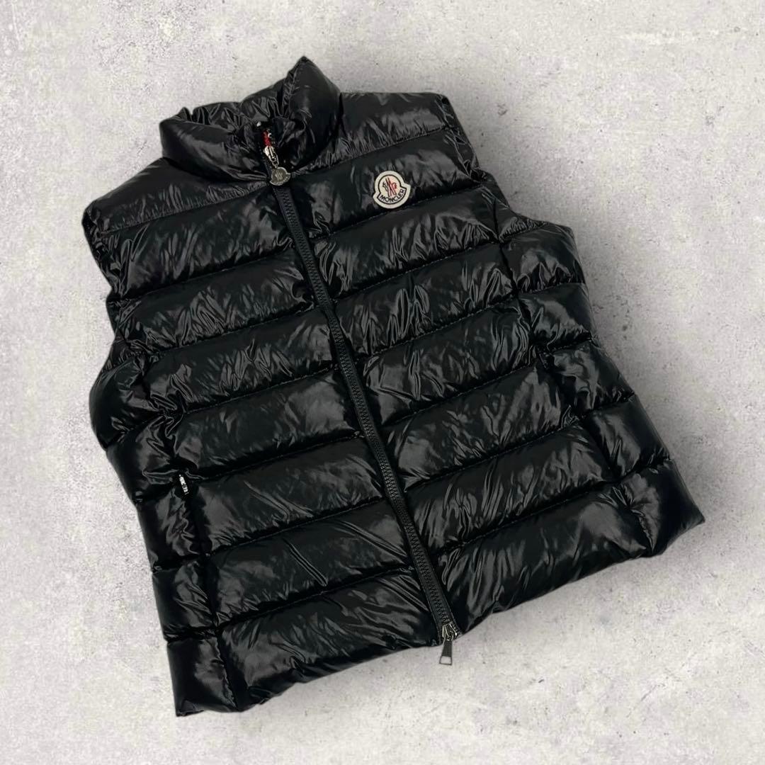 11761【QR鑑定済み・美品】モンクレール　GHANY ダウンベスト　黒
