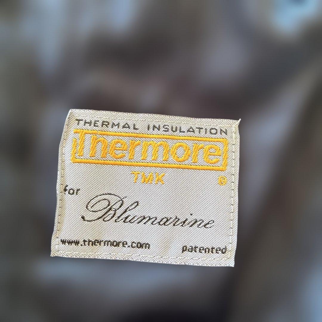 blumarine高級リアルファー付きデニムジャケット、