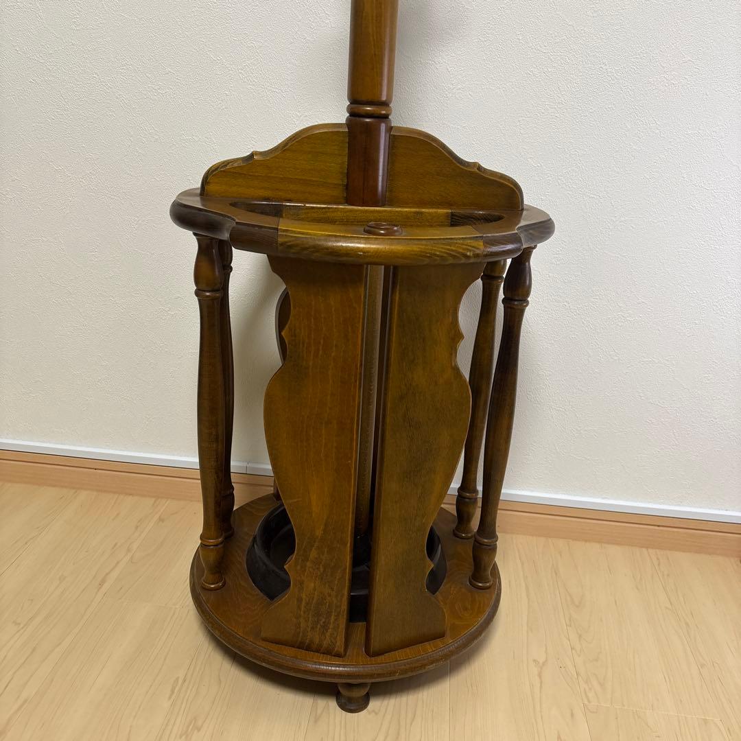 アンティーク　ニチハン レトロ ポール コートハンガー　傘立て　ラック　服