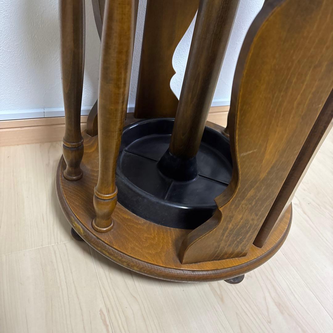 アンティーク　ニチハン レトロ ポール コートハンガー　傘立て　ラック　服