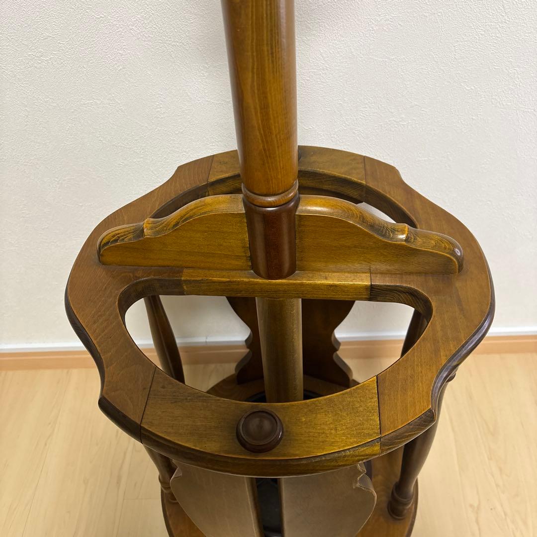 アンティーク　ニチハン レトロ ポール コートハンガー　傘立て　ラック　服