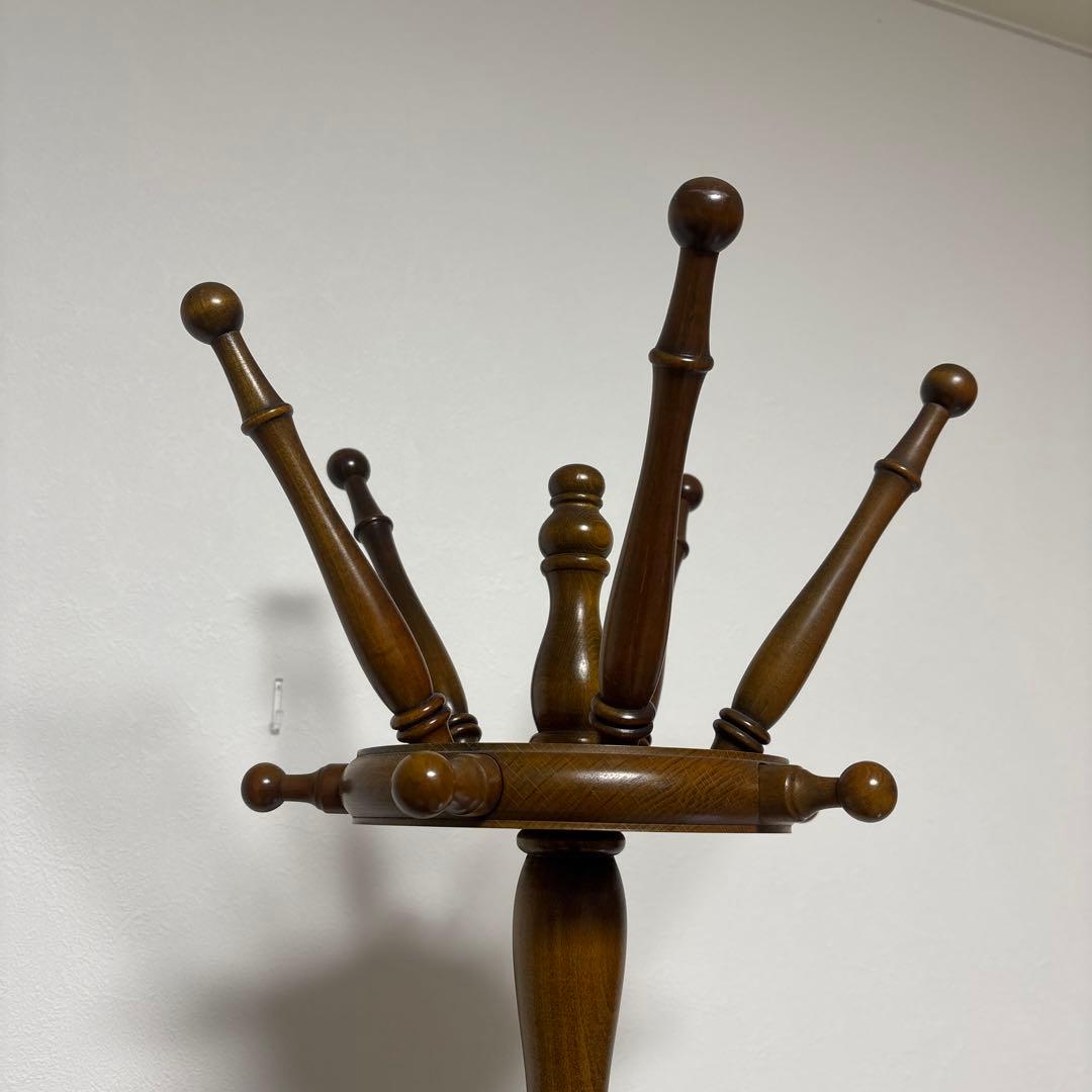 アンティーク　ニチハン レトロ ポール コートハンガー　傘立て　ラック　服