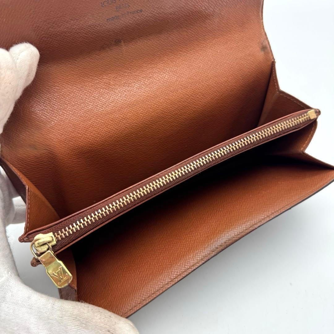 美品✨️ルイヴィトン　モノグラム　ポシェット　ポルトモネ　クレディ　長財布　財布