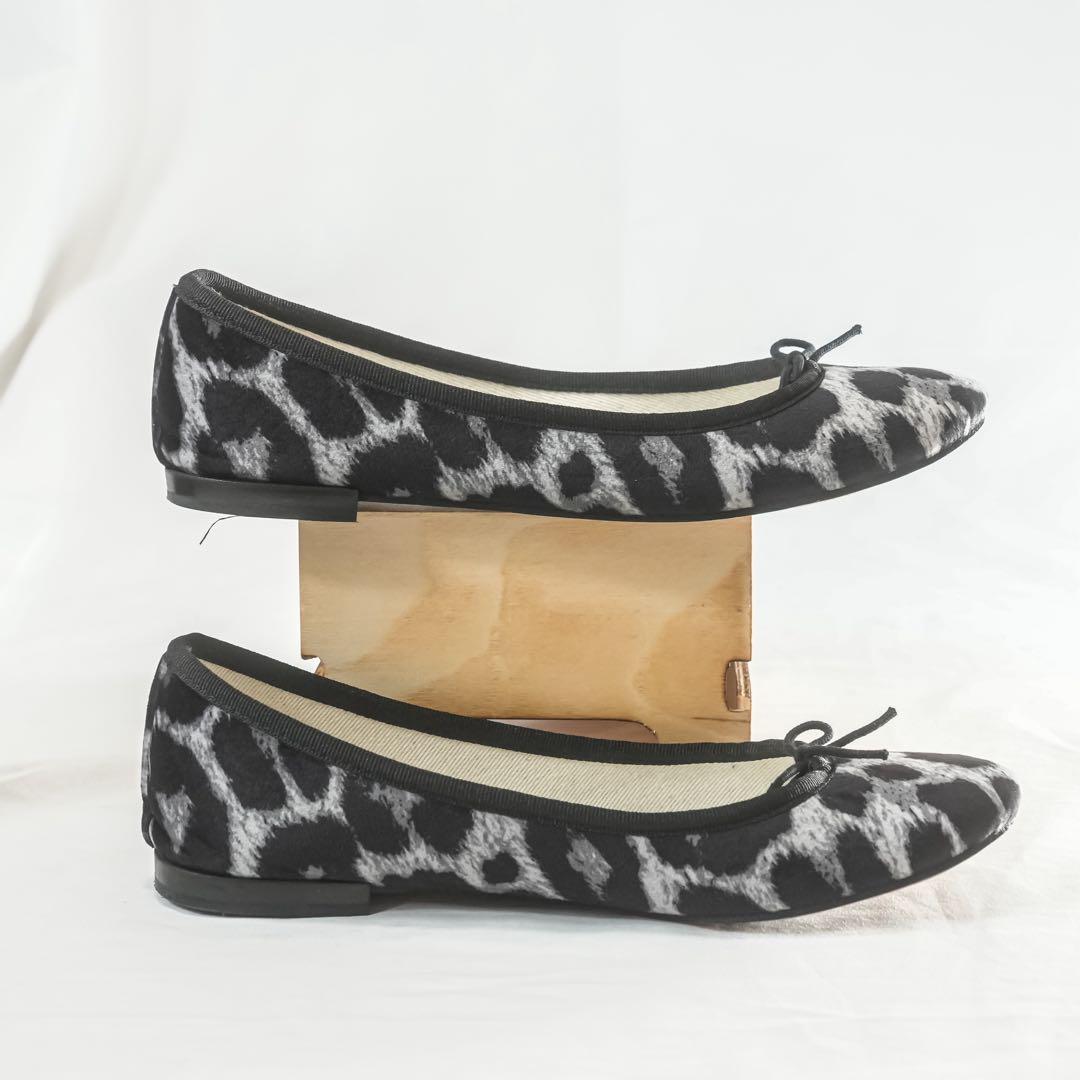 ☆美品☆ Repetto バレエシューズ　フラット　レオパード柄　37サイズ