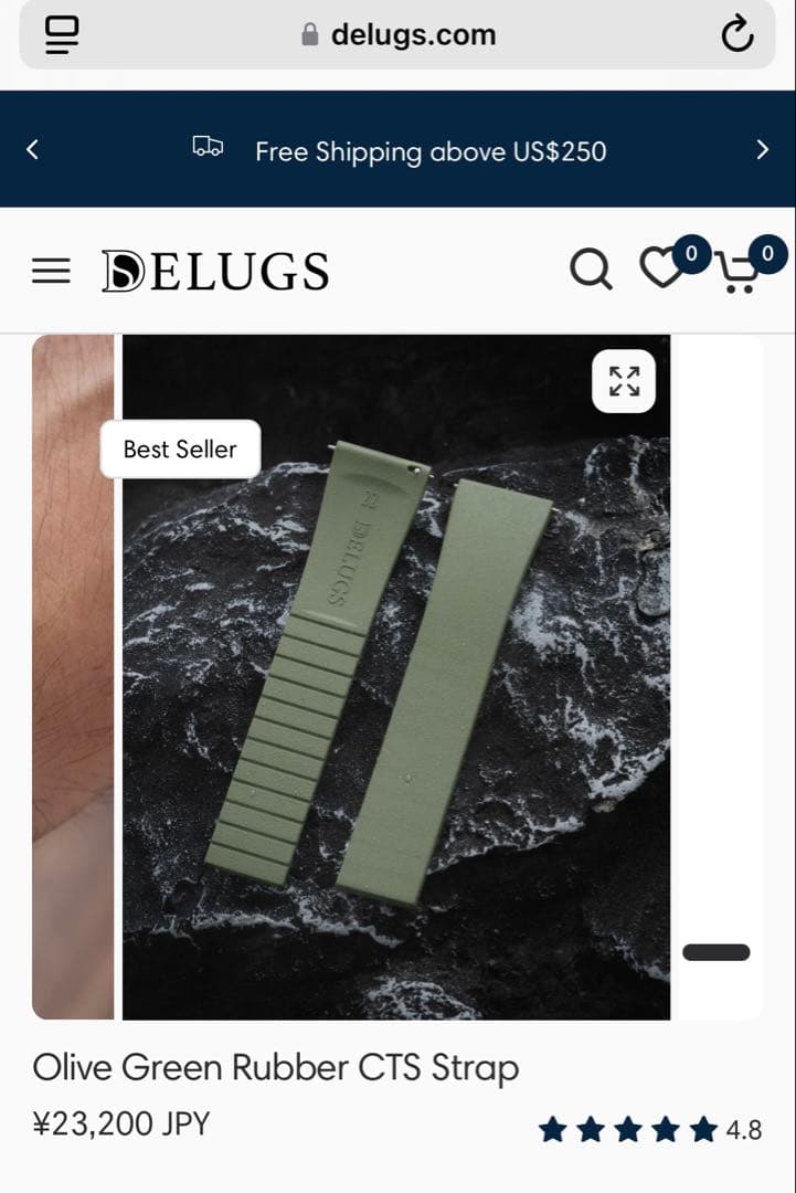 Delugs デラグス　ラバーベルト