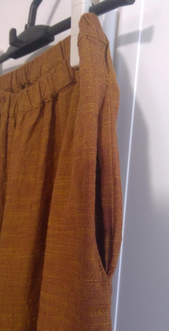 ヤンマ産業 YAMMA スリムパンツ ロング丈 あかがね 会津木綿 2025購入