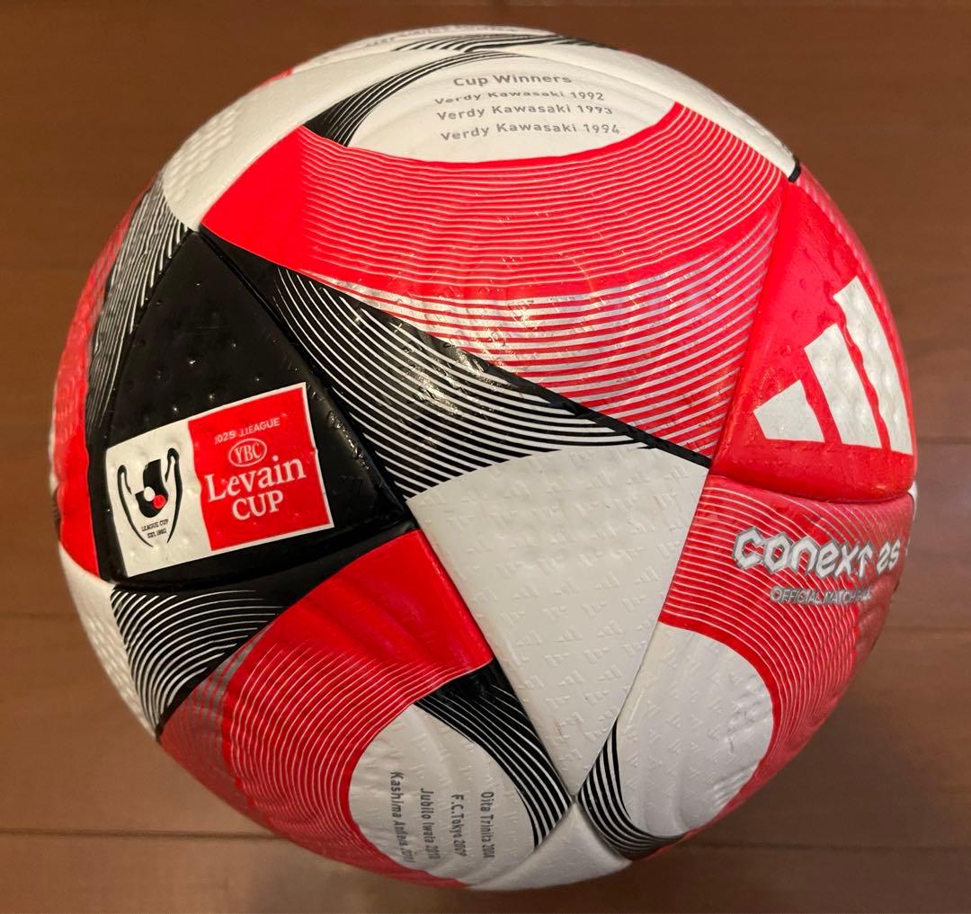 【実使用】2025Jリーグルヴァンカップ公式試合球 Conext25Pro 5号