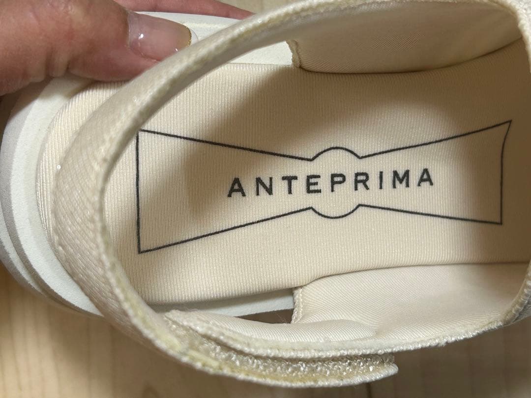 ANTEPRIMA アンテプリマ スリッポン スニーカー　23cm ベージュ