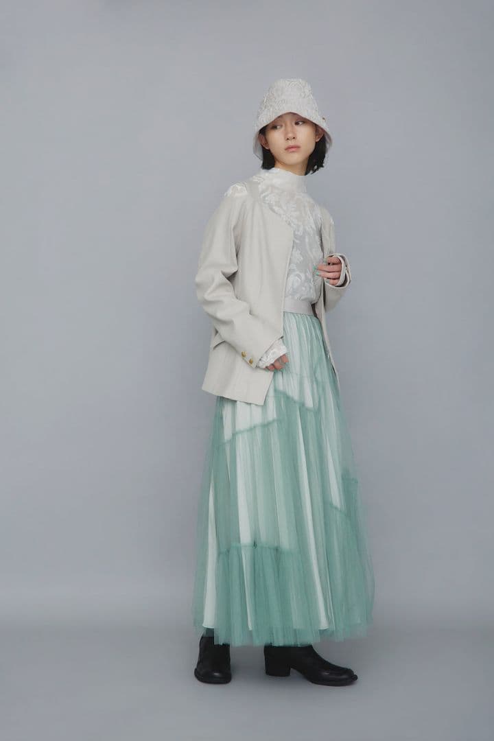 ジャケット・アウター MURRAL Melt off shoulder jacket (Ivory)