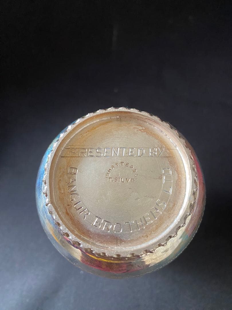 スターリングシルバー　アンティーク　グラス