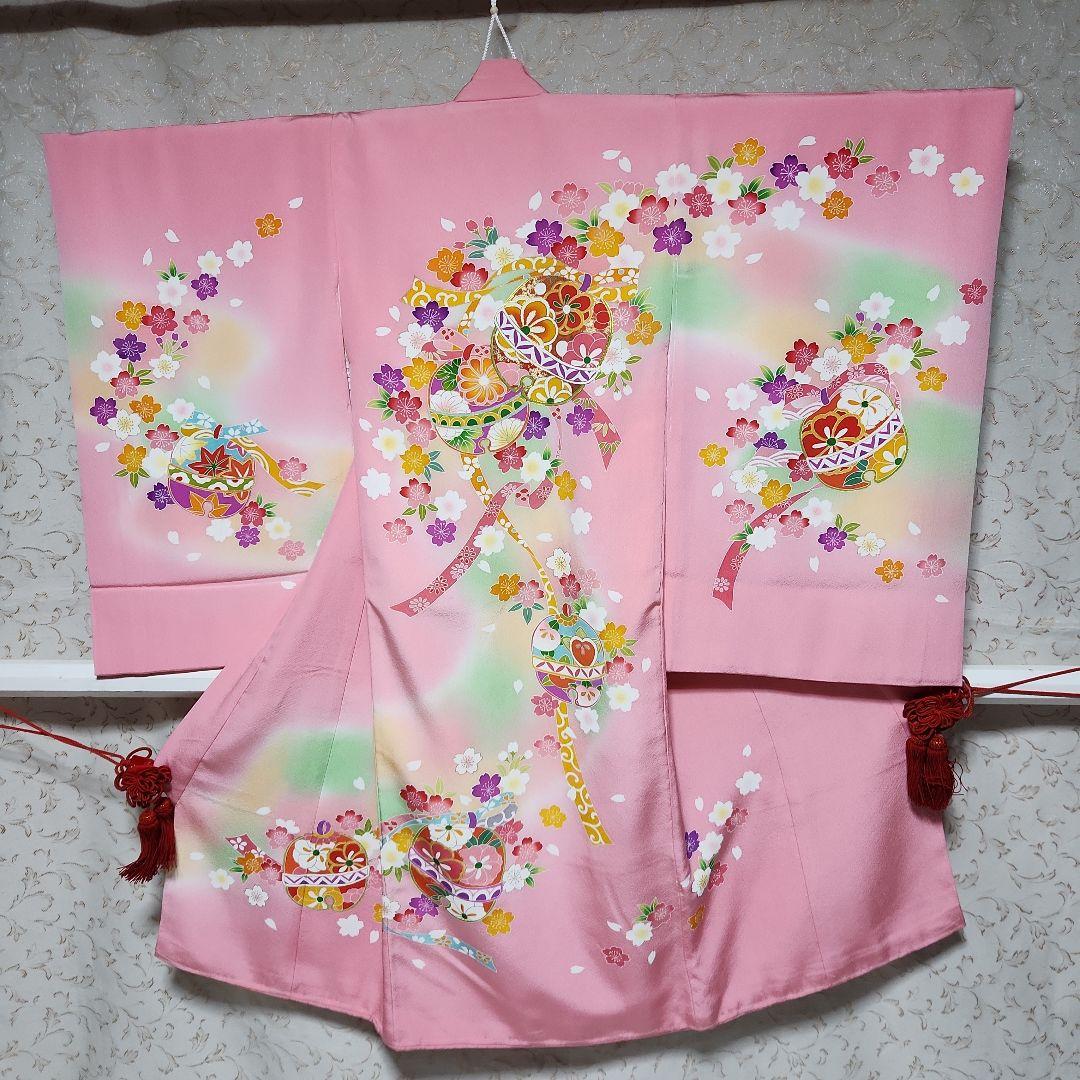 (take)#12-036 (保管品) 正絹 女児 お宮参り。着物