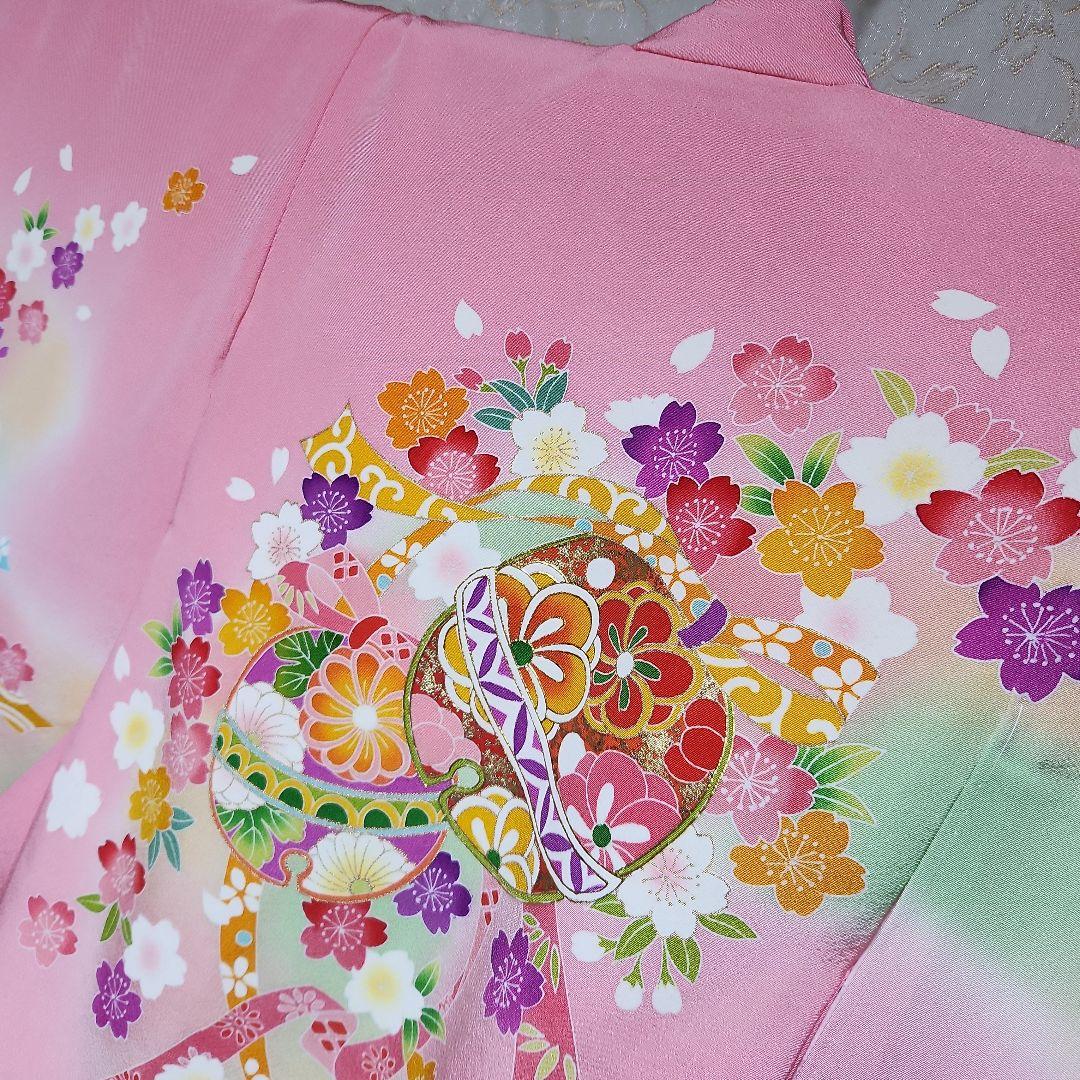 (take)#12-036 (保管品) 正絹 女児 お宮参り。着物