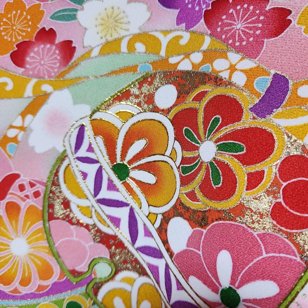 (take)#12-036 (保管品) 正絹 女児 お宮参り。着物