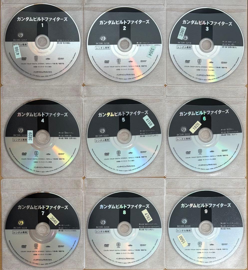 ガンダムビルドファイターズ/トライ/ダイバーズ DVD全24巻セット