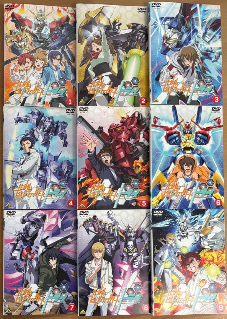 ガンダムビルドファイターズ/トライ/ダイバーズ DVD全24巻セット