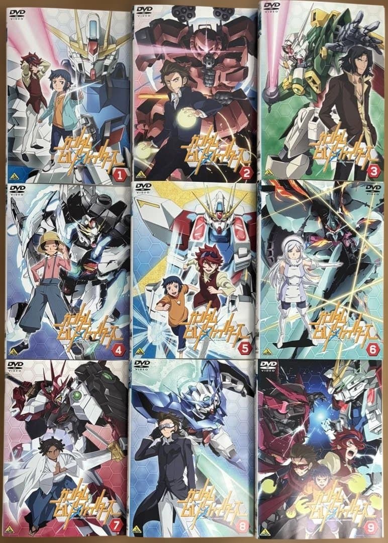 ガンダムビルドファイターズ/トライ/ダイバーズ DVD全24巻セット