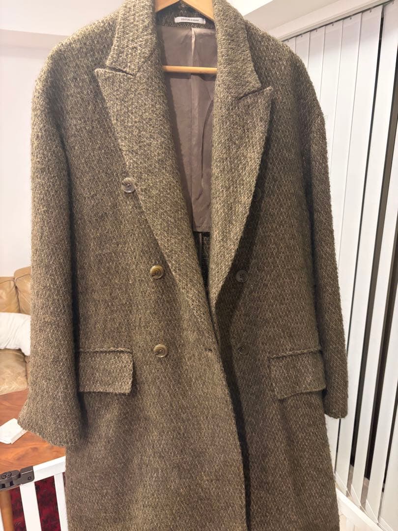 COUTURE D'ADAM ダブルブレストチェスターコート　auralee