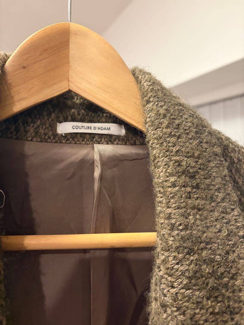 COUTURE D'ADAM ダブルブレストチェスターコート　auralee