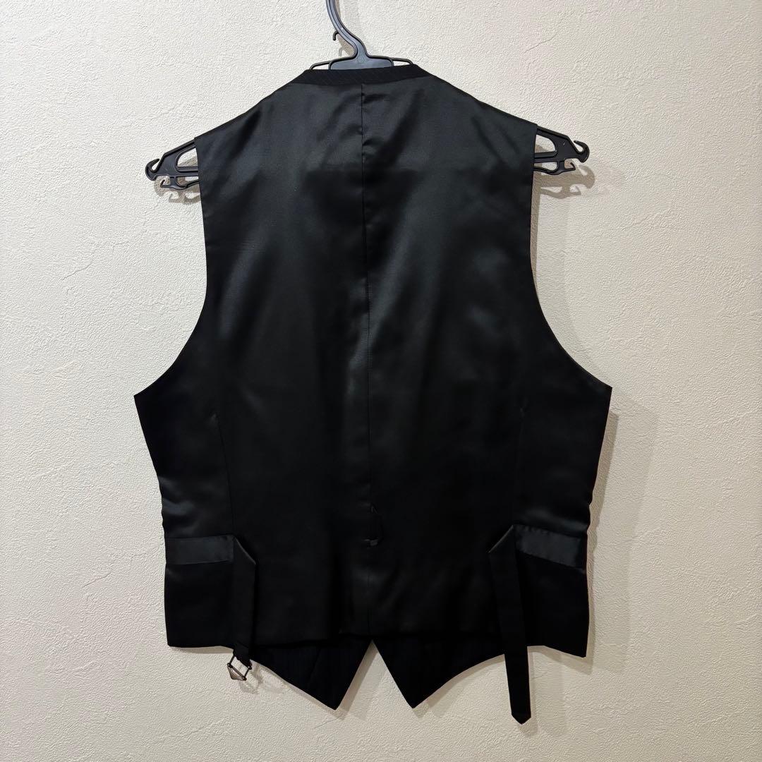 バーバリー ブラックレーベル 3ピース スーツ　ブラック　ストライプ