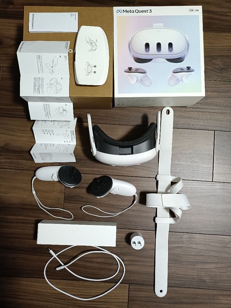 (中古)2024年9月8日購入  Quest3 128Gb ＋他3点