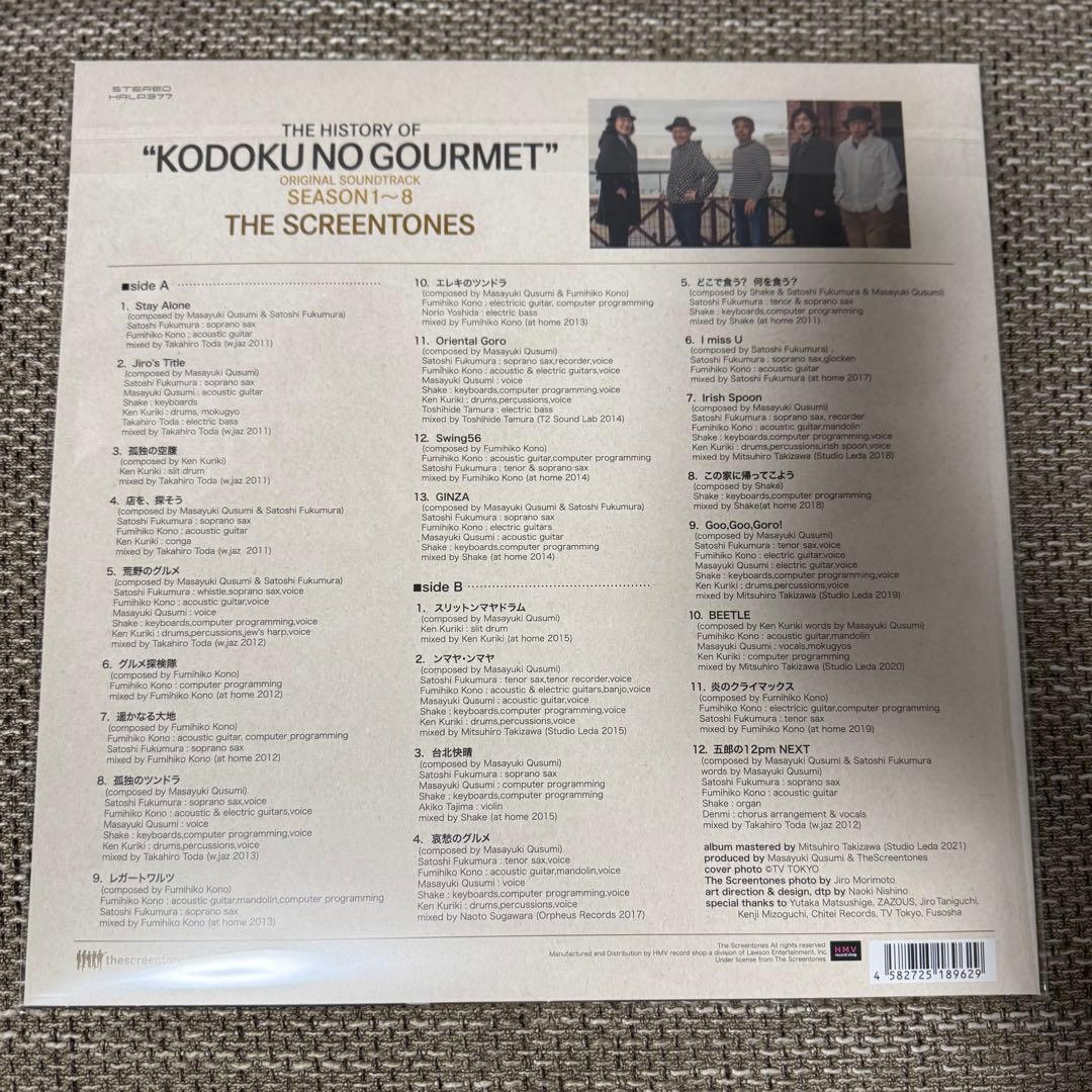 ヒストリー・オブ・孤独のグルメ クリアブルーヴァイナルLP レコード