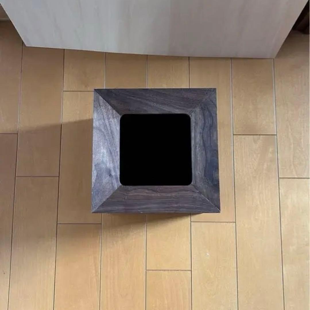 【即購入可】天然木のゴミ箱 ウォールナット