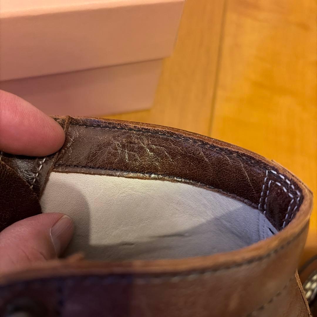 ホワイツ　セミドレス　9E ダークブラウン レザー ワークブーツ