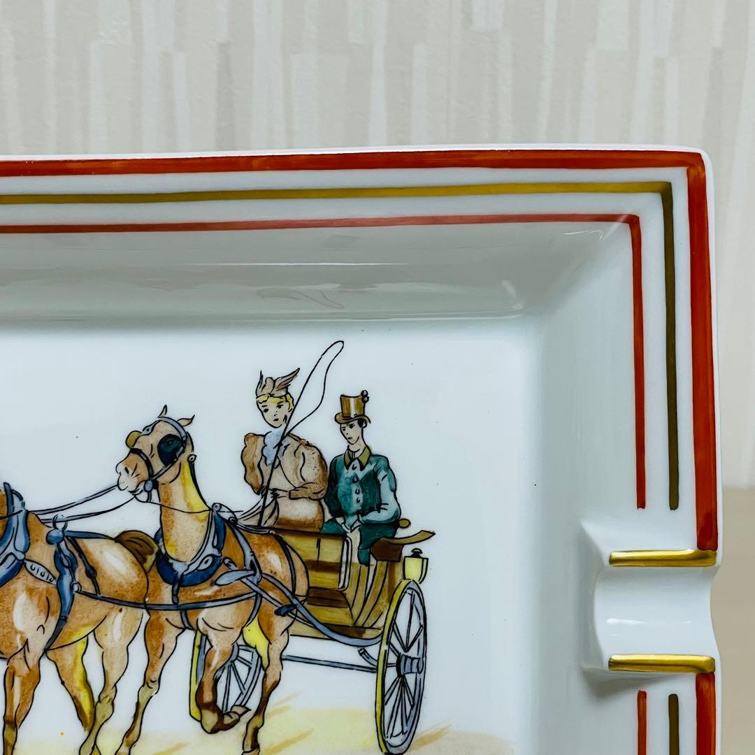 HERMES エルメス アッシュトレイ 灰皿 馬車 ウマ ホース