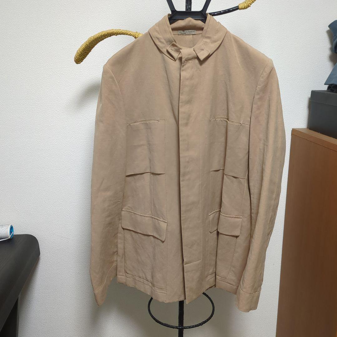 ボッテガヴェネタ ノーカラージャケット　50　クリーニング済