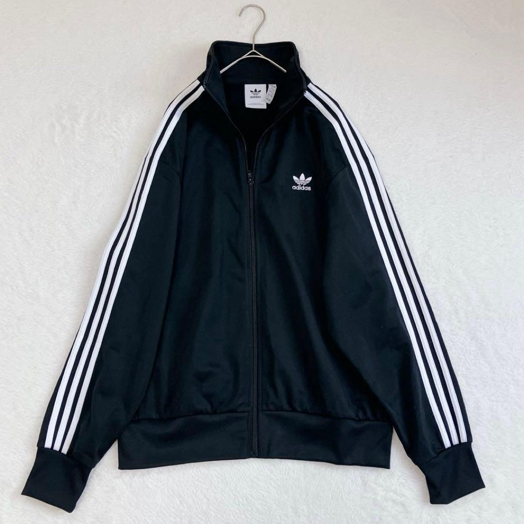 アディダス　XXL　刺繍　トレフォイルロゴ　トラックジャケット ファイヤーバード