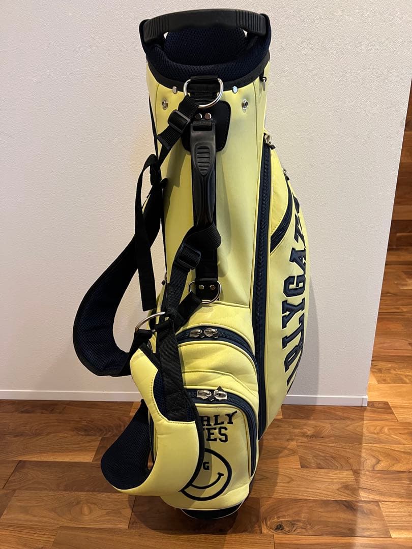 パーリーゲイツ スタンド式キャディバック イエロー
