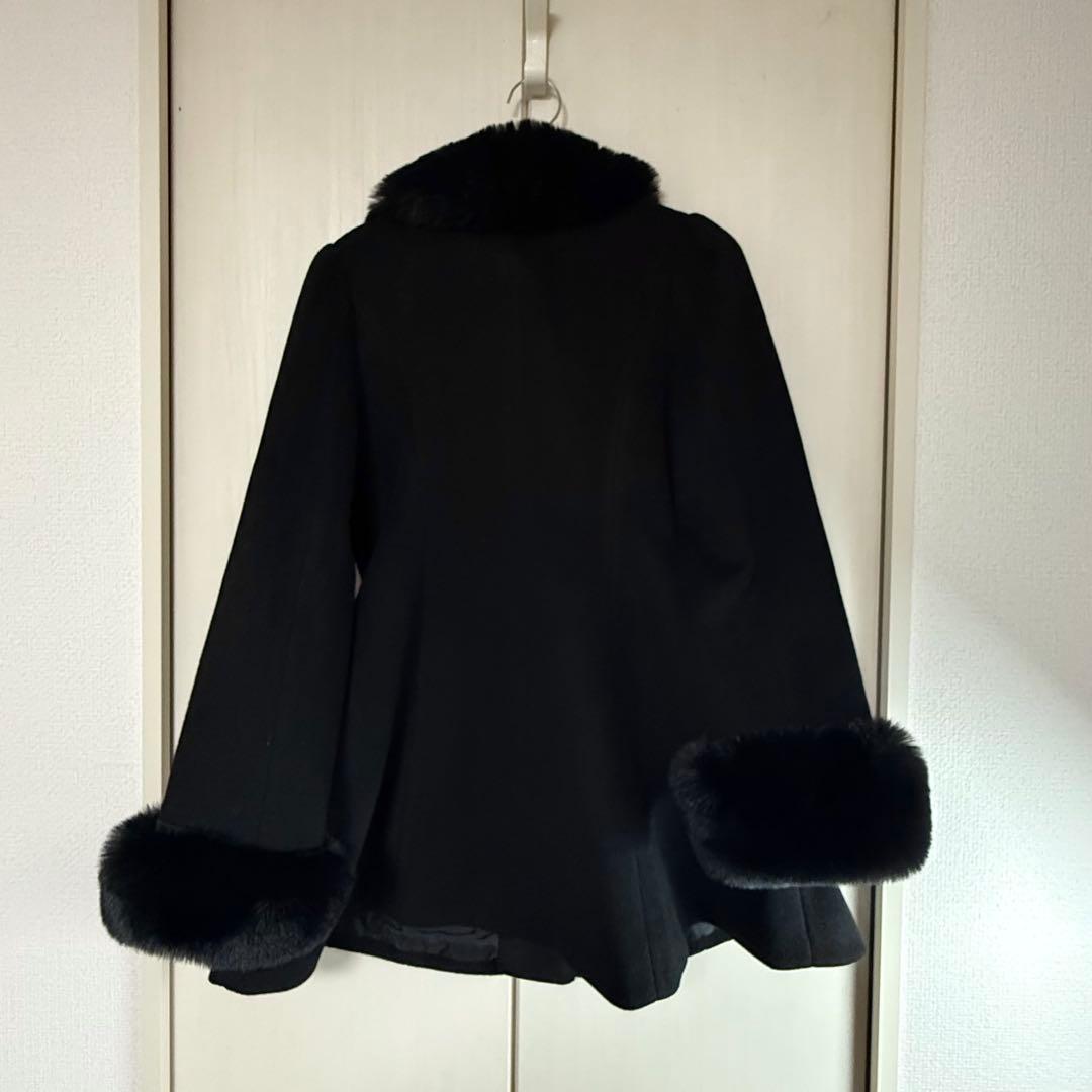 evelyn 2025ビジューコート 黒