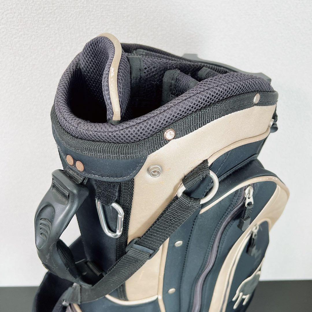 マンシングウェア スタンドキャディバッグ 8分割 9型相当 フード付ペンギンロゴ