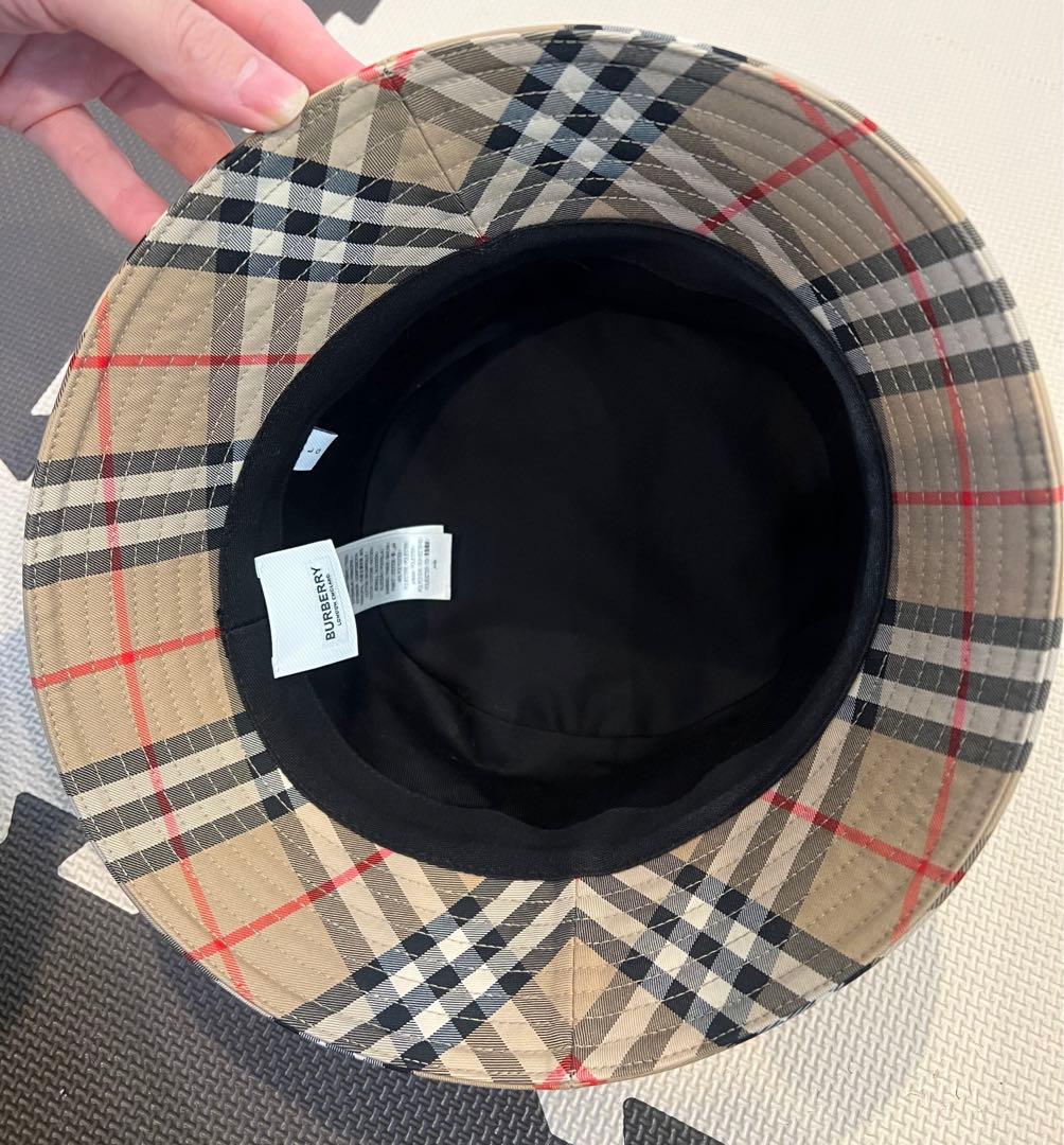 (美品)Burberry バーバリー　バケットハットL