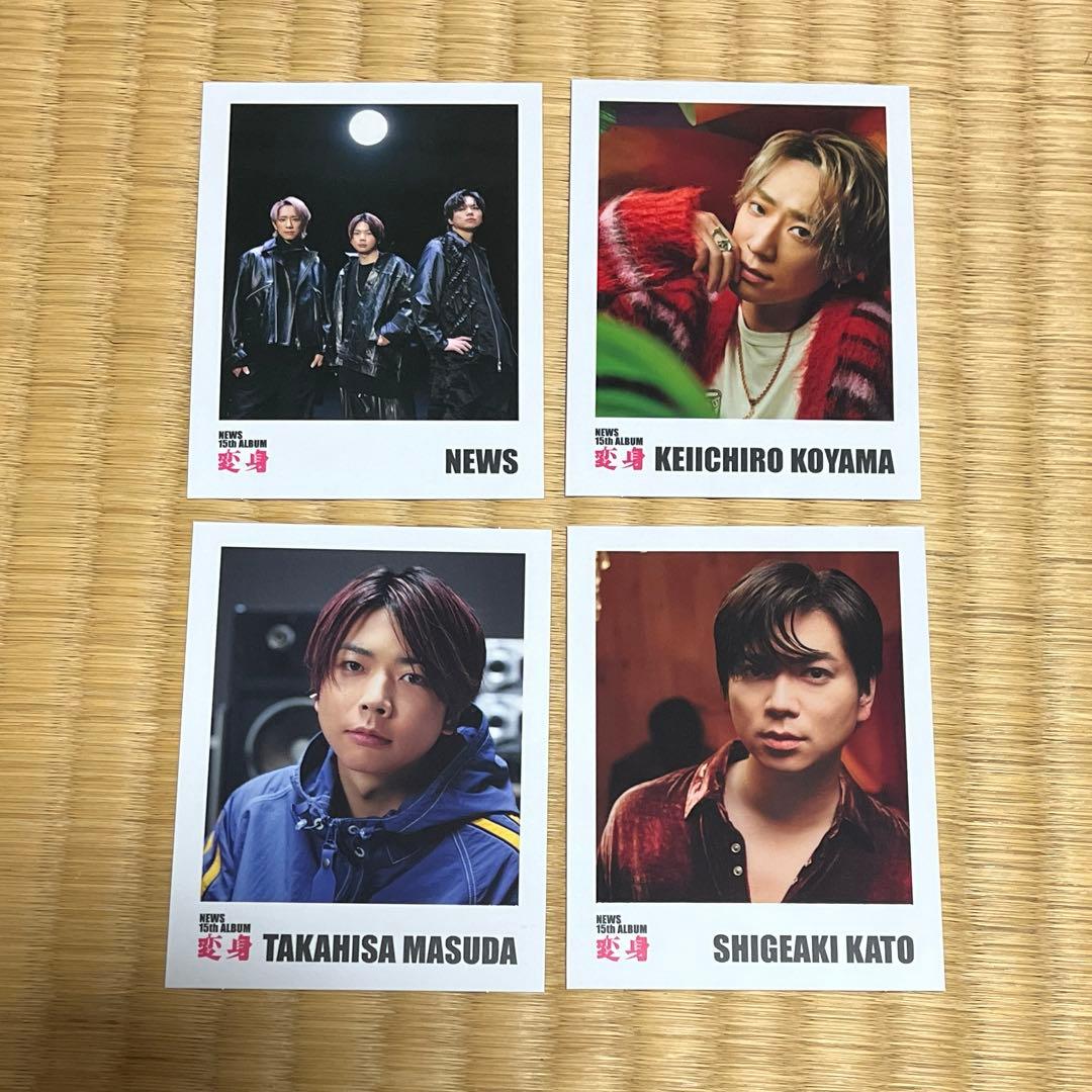 NEWS アルバム 変身 3形態 Blu-ray 会場限定特典付き