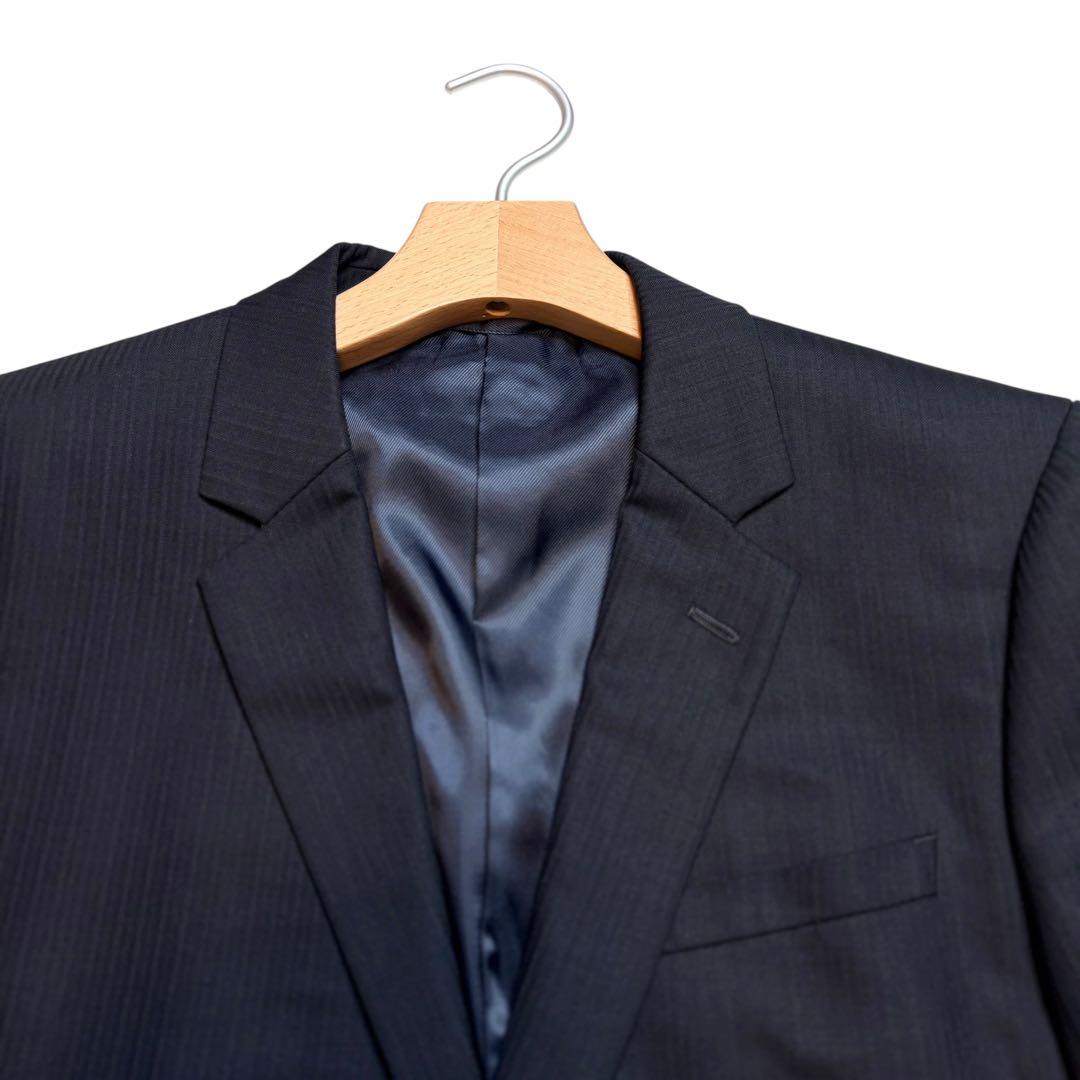 50 XL シルク ビジネススーツ セットアップ ネイビー BEAMS ビームス