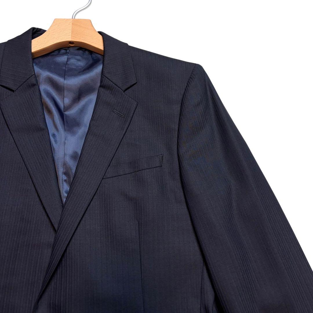 50 XL シルク ビジネススーツ セットアップ ネイビー BEAMS ビームス